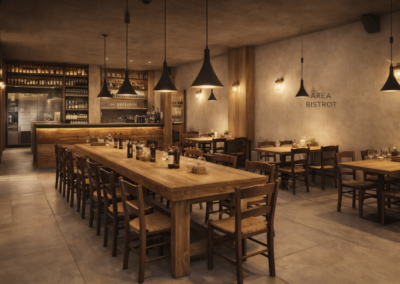 Ristrutturazione Ristorante a Padova – Progetto Pub e Osteria in zona Guizza